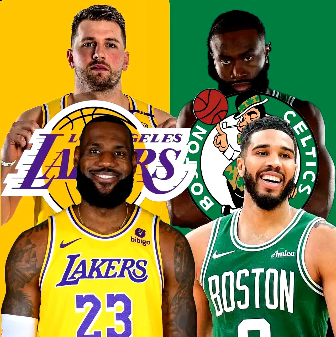 Lakers vs. Celtics (full playback of Lakers vs. Celtics)